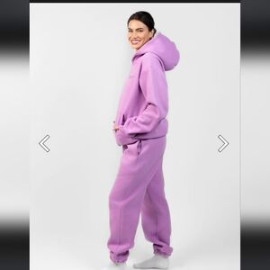 Comfrt Pastel LILAC Hoodie & Sweatpants Set -M